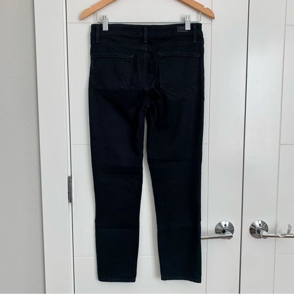 PAIGE Verdugo Crop Black Denim Jeans VGUC 27 - Picture 2 of 5